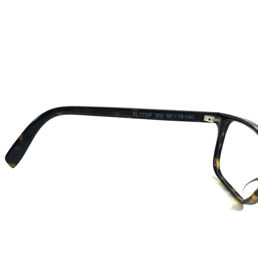 Saint Laurent Eyeglasses Frames SL173/F 002 Tortoise Square Asian Fit 56-15-150 - Picture 9 of 12